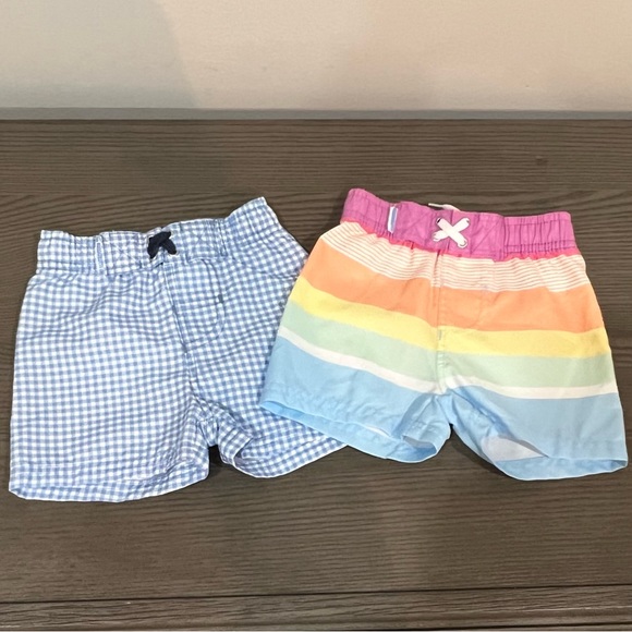 RuggedButts Gingham Check Swim Trunks - Picture 7 of 10